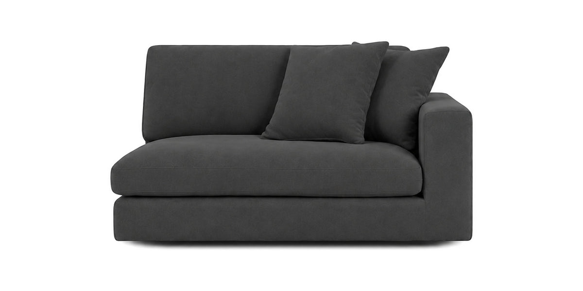 Cloud Cove End Arm Module in Dark Charcoal — End Right Arm
