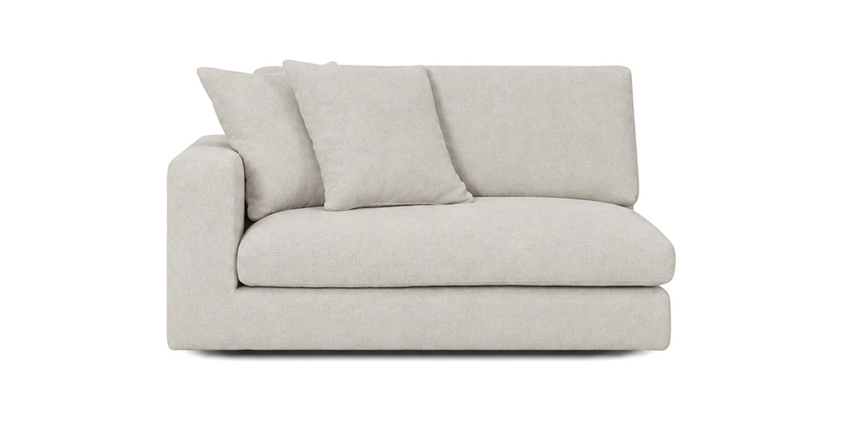 Cloud Cove End Arm Module in Oatmeal — End Left Arm