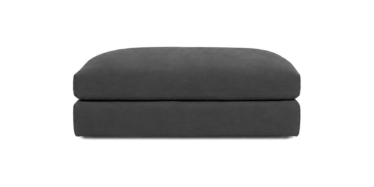 Cloud Cove Ottoman in Dark Charcoal