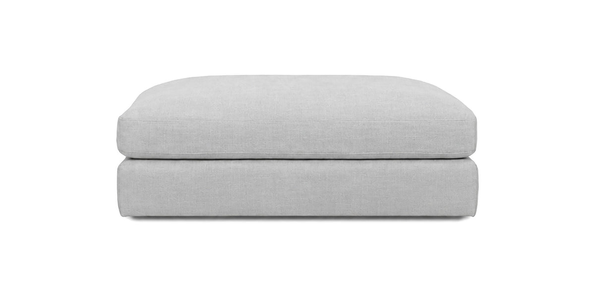 Cloud Cove Ottoman in Light Grey