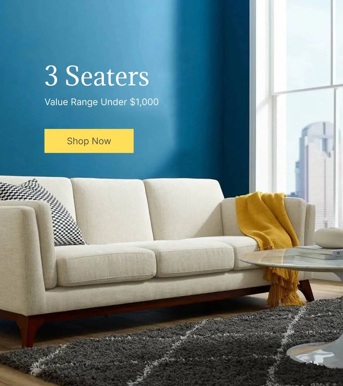 3 Seaters Mini Banner Promo