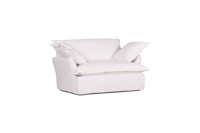 June | Oversized Cloud Slip Covered Armchair