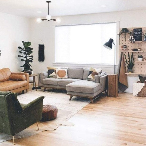 Hugo | 4 Seater Chaise Sofa - Banana Home