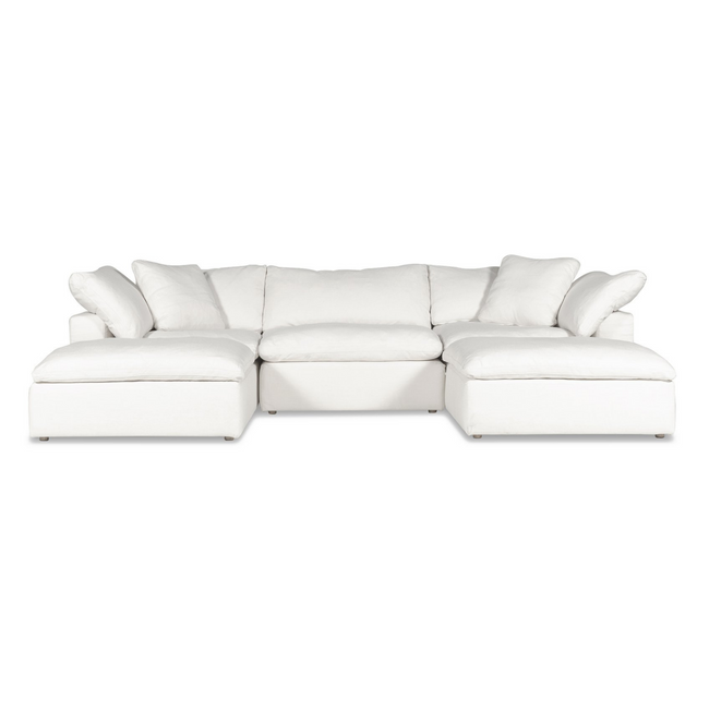 Cloud | 5-Piece Modular Sofa (Includes 2 Ottomans) - Banana Home