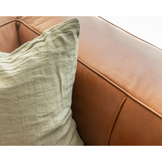 Baree | Leather Armchair - Banana Home