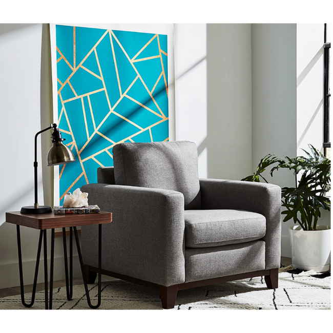 Lauren | 1 Seater Armchair - Banana Home