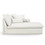 Coastal | Linen Style Chaise Only - Banana Home