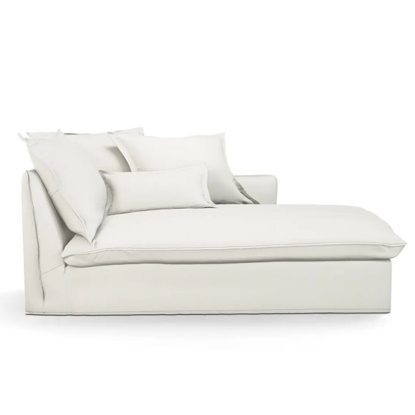 Coastal | Linen Style Chaise Only - Banana Home
