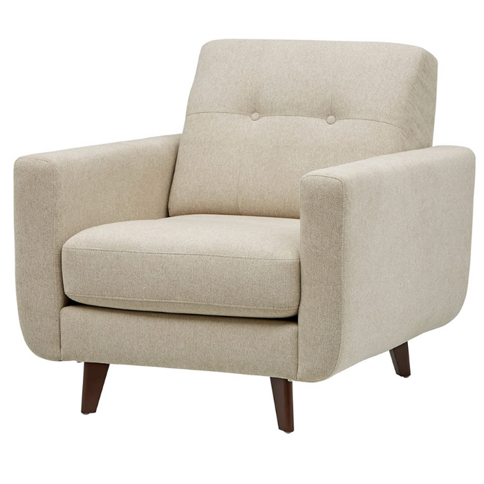 Chloe | 1 Seater Armchair - Banana Home