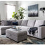 Ryder | 6 Seater Lounge Sofa with Chaise - Banana Home