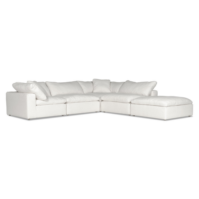 Cloud | 5-Piece Modular Sofa (Includes Ottoman) - Banana Home