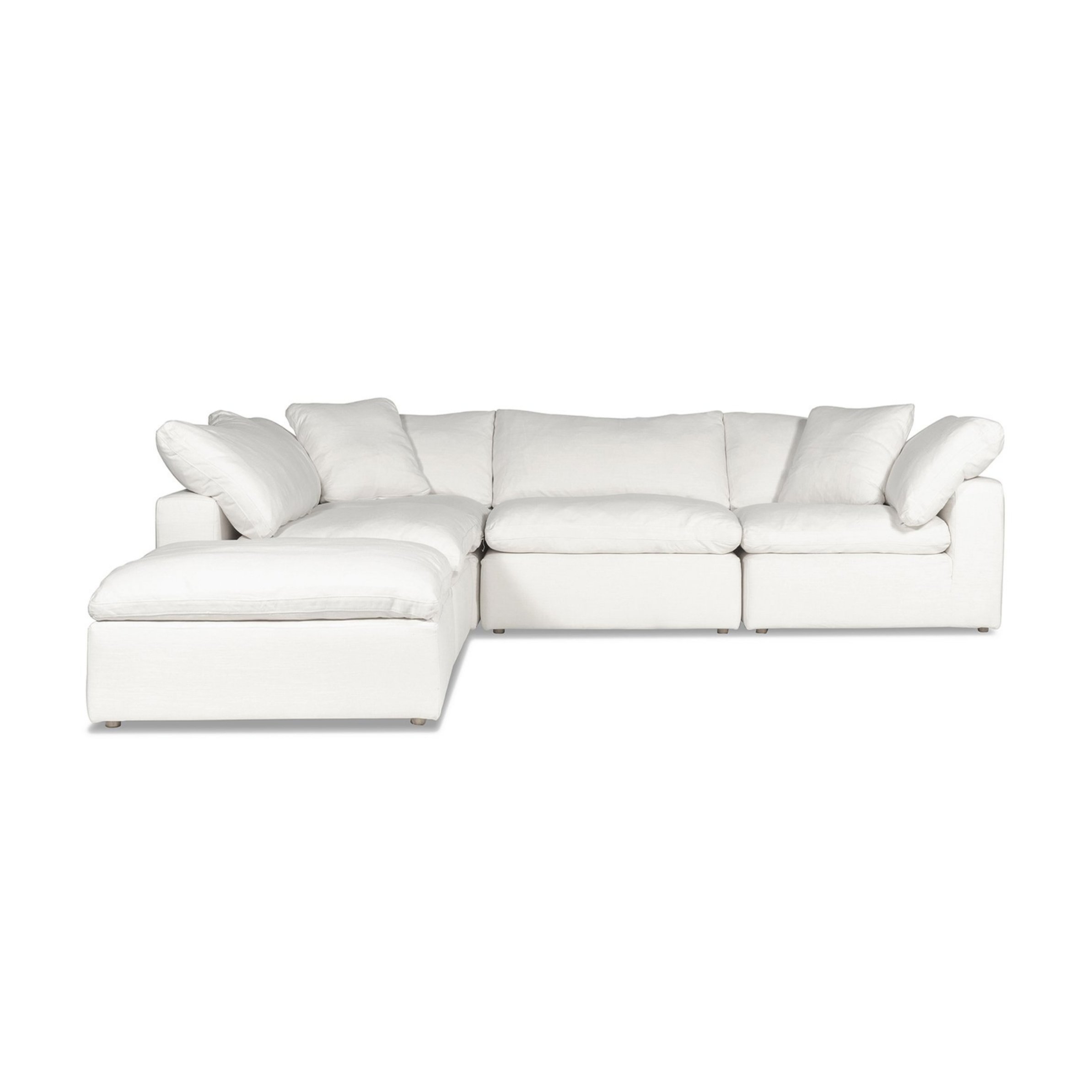 Cloud | 5-Piece Modular Sofa (Includes Ottoman) - Banana Home