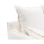 Coastal | Linen Style Slipcovered Feather 2 Seater Sofa - Banana Home