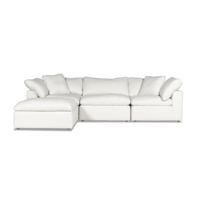 Cloud | 4-Piece Modular Sofa (Includes Ottoman) - Banana Home