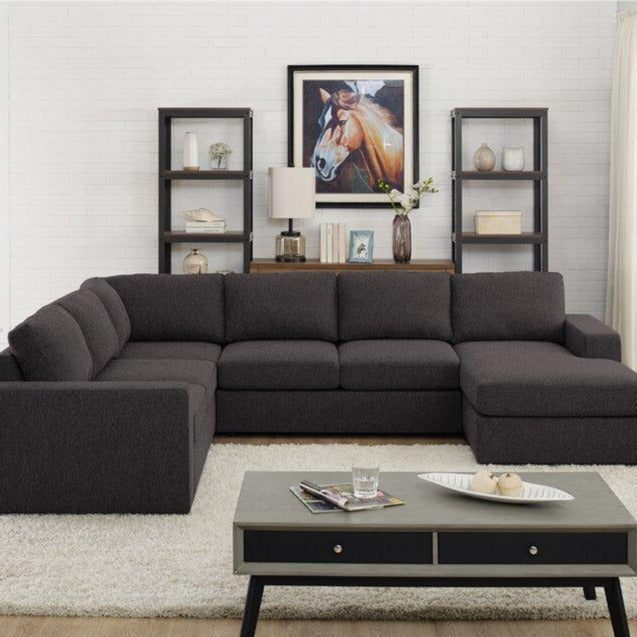 Baxter | 6S Modular Corner Sofa - Banana Home