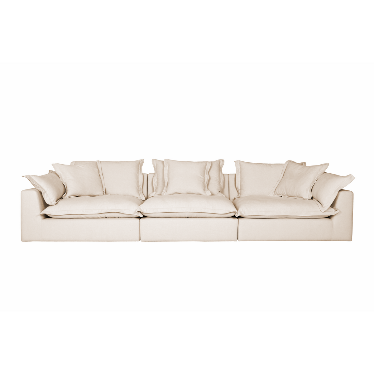 Cloud Cosy Feather Cloud Modular Couch 3 Pcs Banana Home