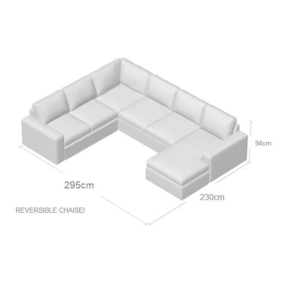 Baxter | 6S Modular Corner Sofa - Banana Home