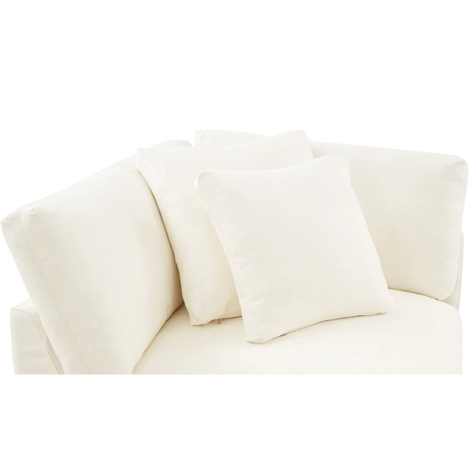 Bayside | Linen Feather Modular Couch Corner Chair/End Chair