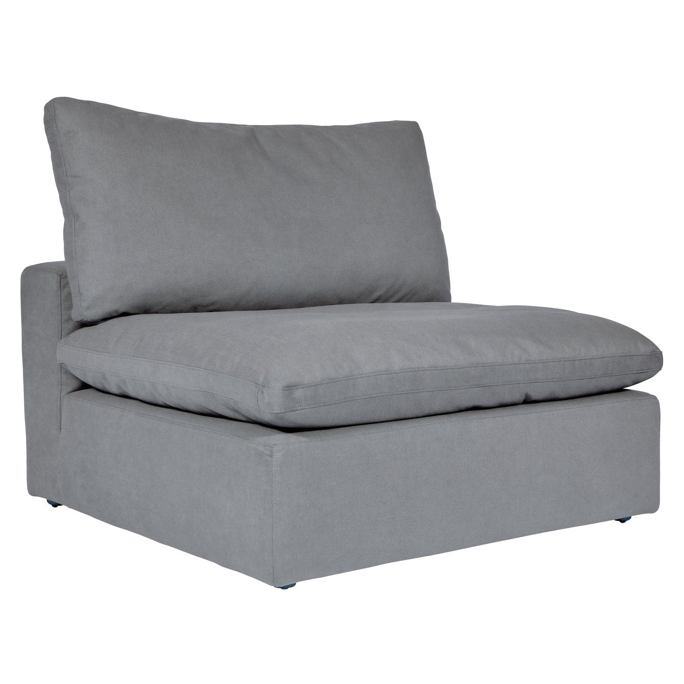 Cloud Armless Chair | Feather Down - Banana Home