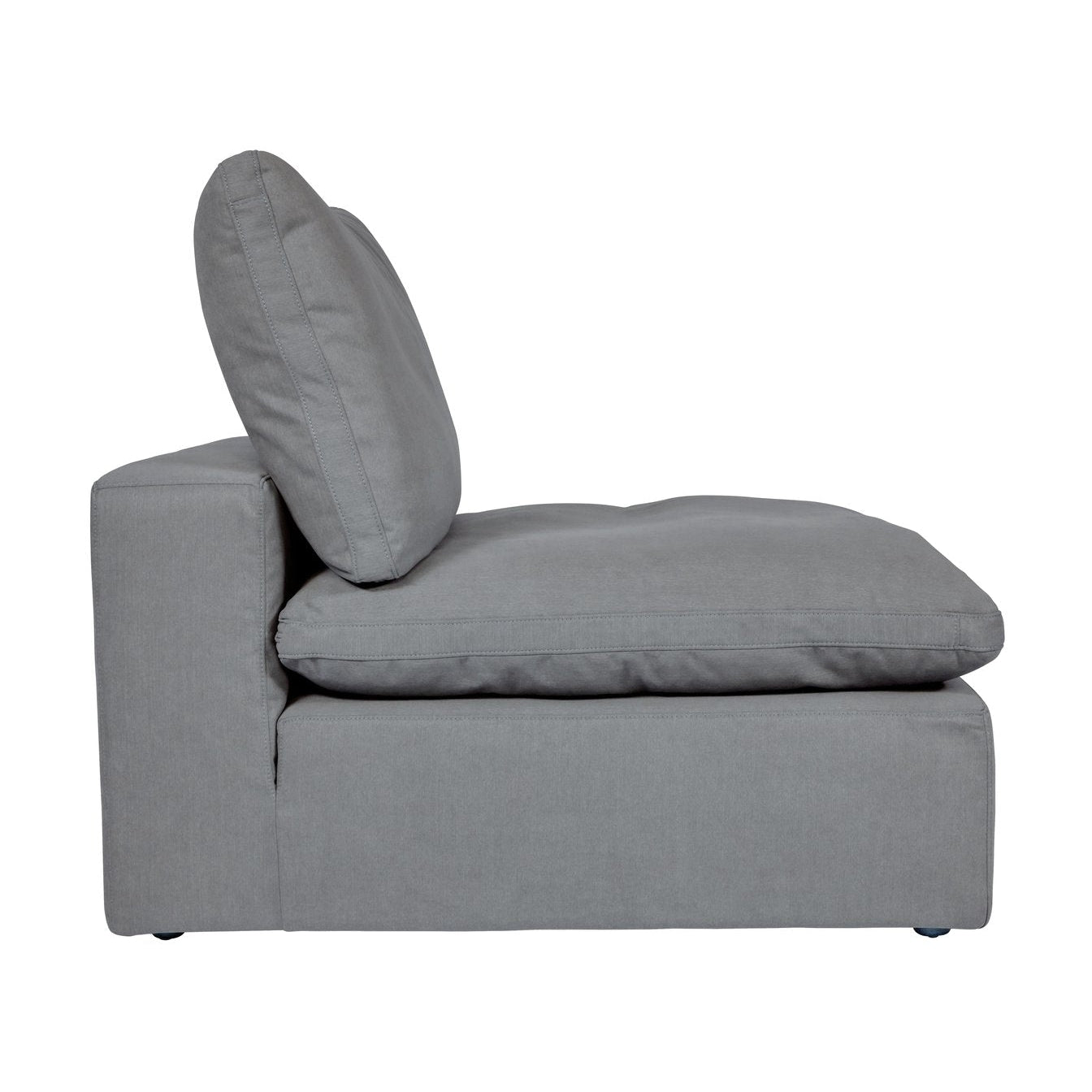 Cloud Armless Chair | Feather Down - Banana Home