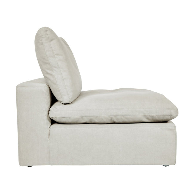 Cloud Armless Chair | Feather Down - Banana Home