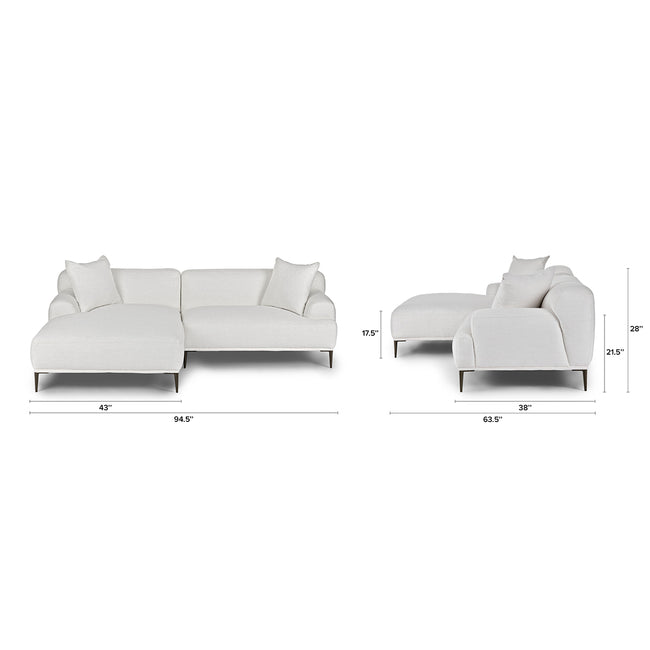 Ceelo 3.5 Seater Sofa with Chaise