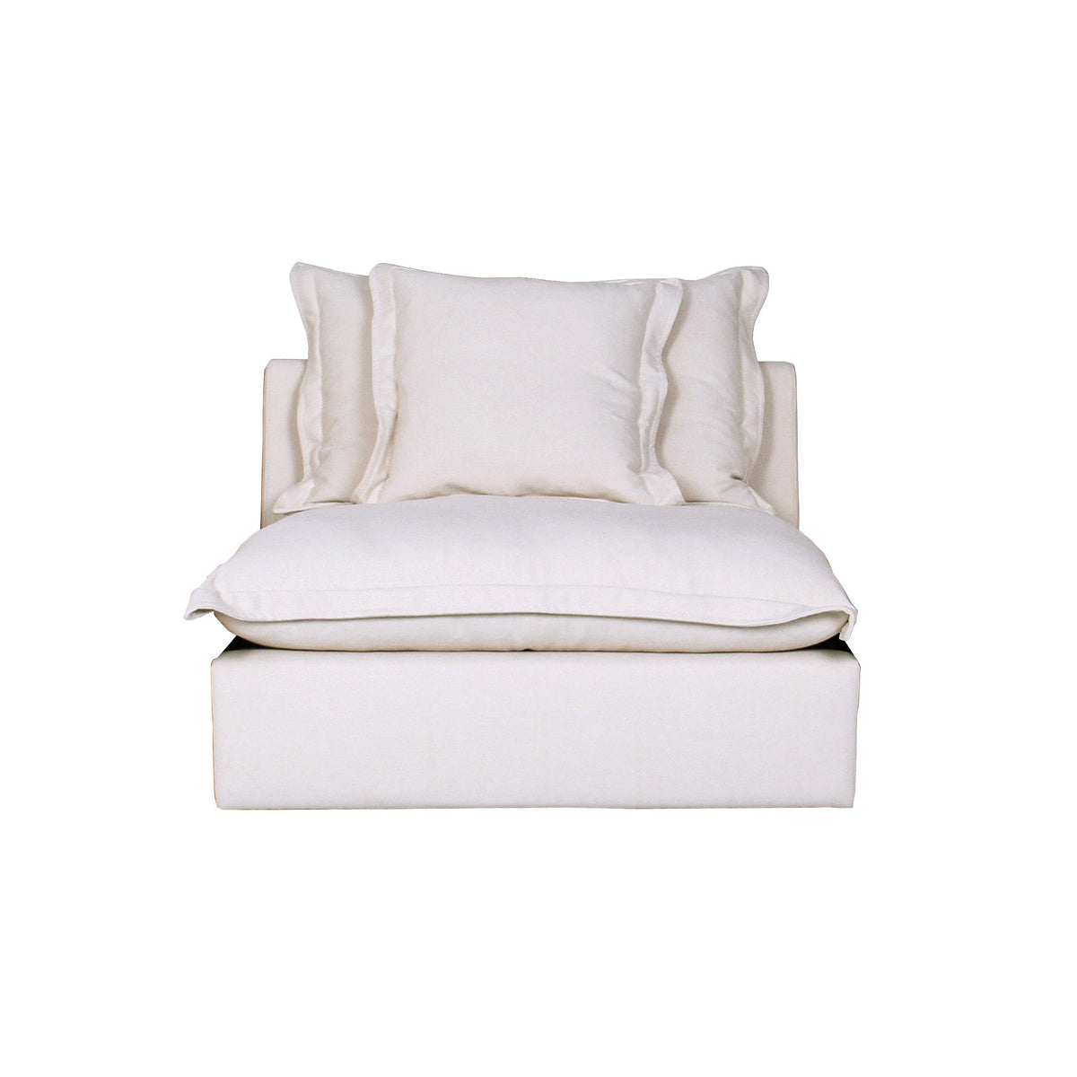 Cloud Cosy Feather Cloud Modular Couch Armless Chair Banana Home