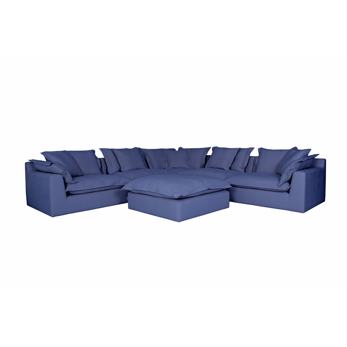 Cloud Cosy Feather Cloud Modular Couch 5 Pcs Corner with Ottoman