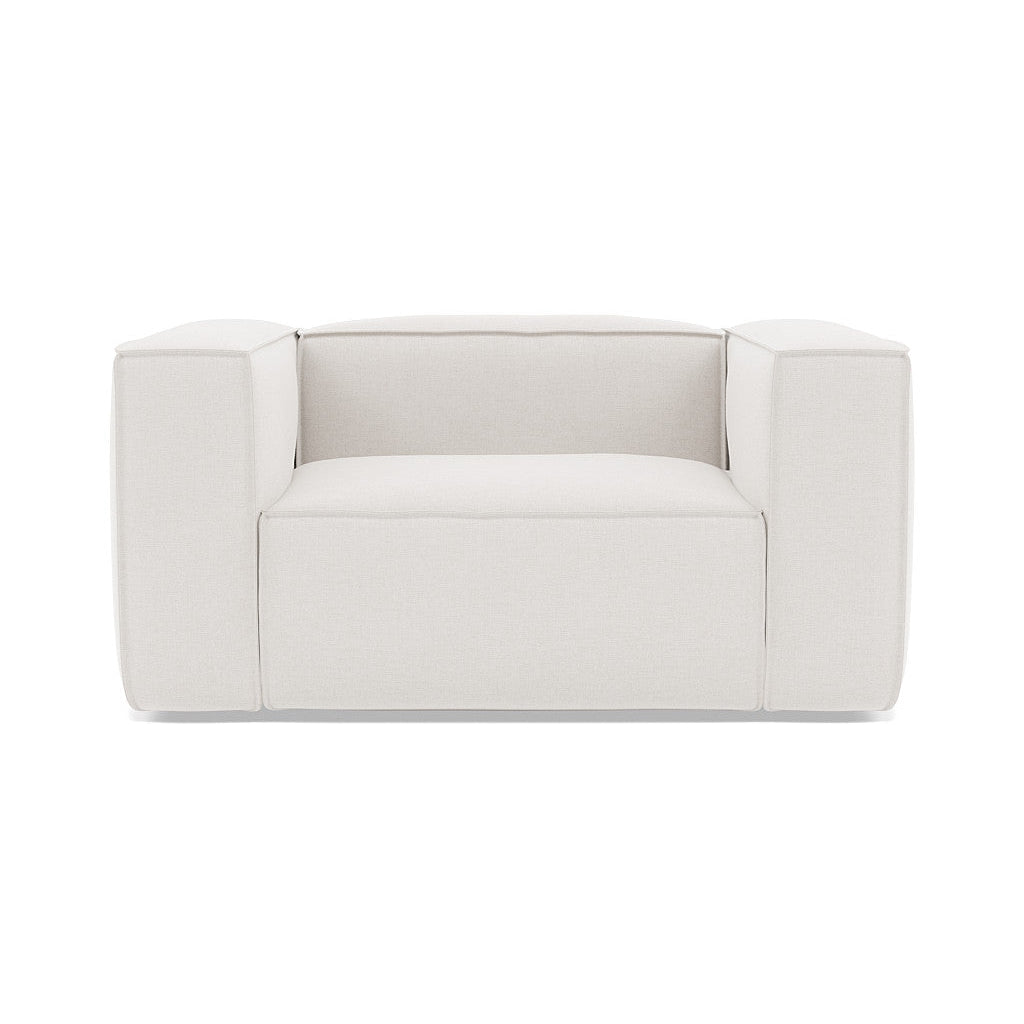 Baree | Fabric 1.5 Seater Boxy Armchair