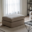 Hampton | Linen Feather Sofa Ottoman