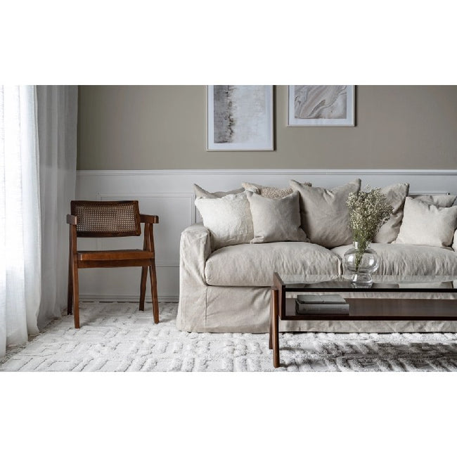 Hampton | Linen Feather Sofa 2 Seater