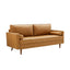 Indigo | 3 Seater Sofa with Vegan Tan Leather