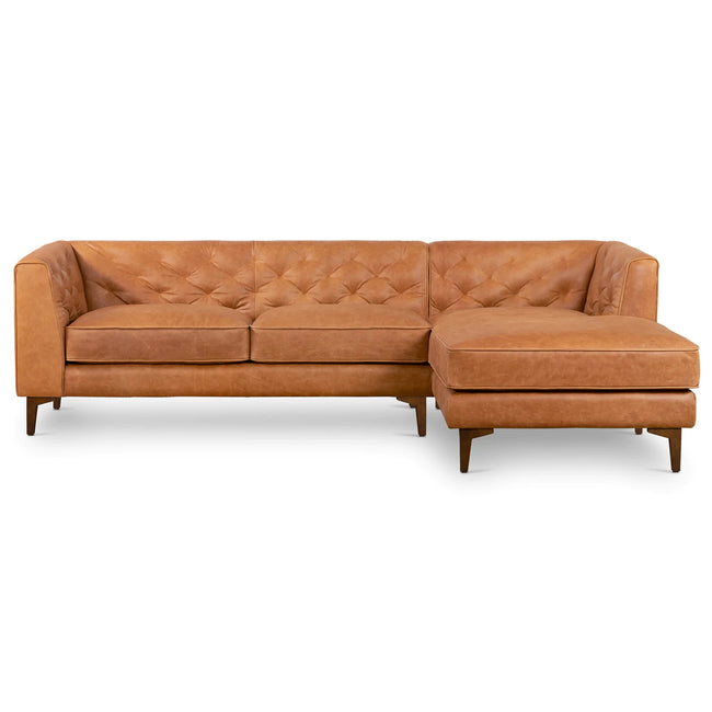 Studio | Leather Chaise Sofa