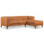 Studio | Leather Chaise Sofa