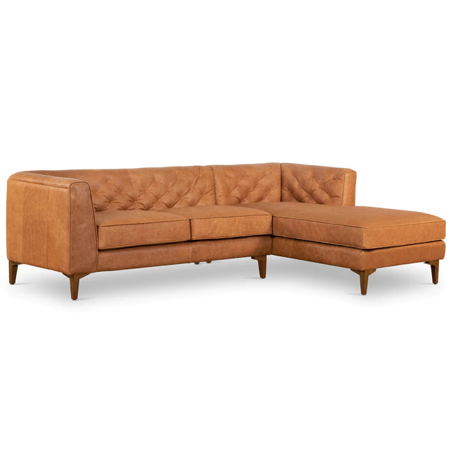 Studio | Leather Chaise Sofa