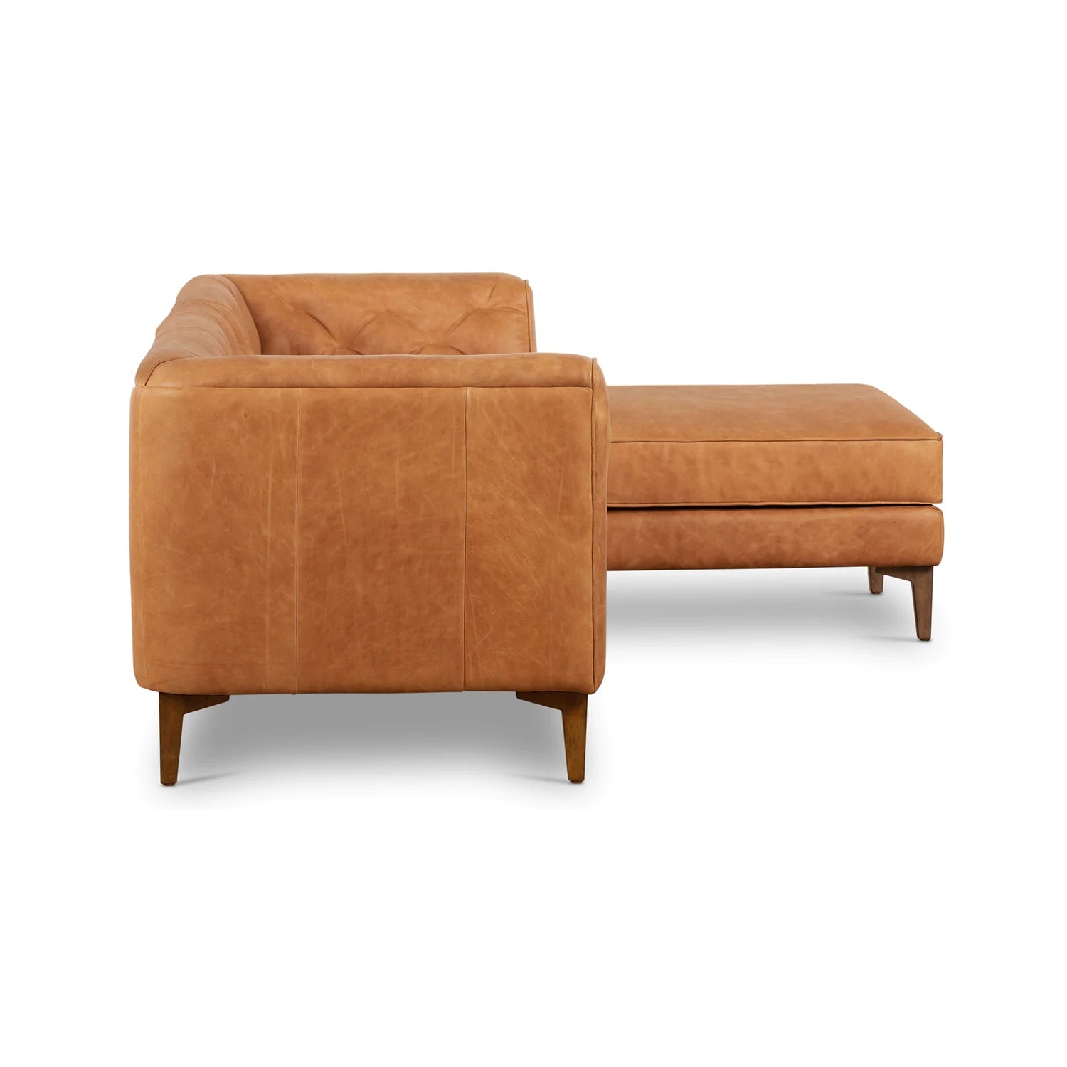 Studio | Leather Chaise Sofa