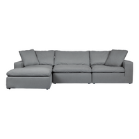 Cloud Classic | 4-Piece Modular Sofa (Includes Ottoman)/Chaise