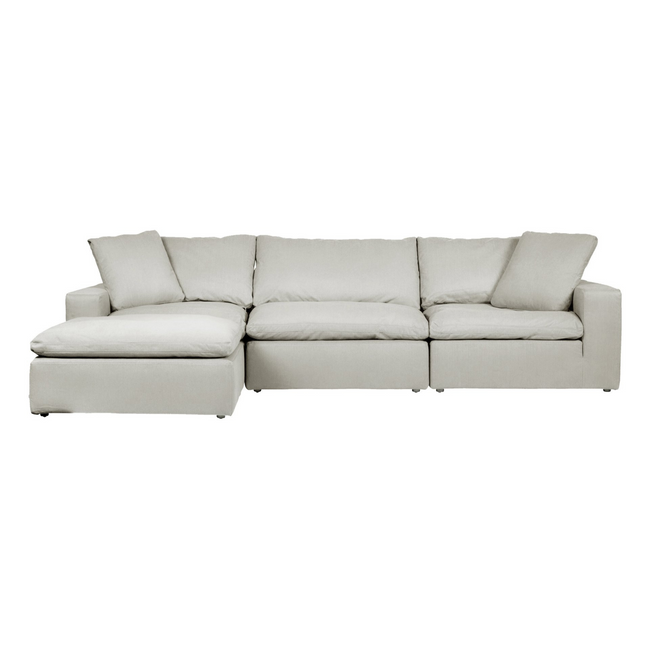 Cloud | 4-Piece Modular Sofa (Includes Ottoman) - Banana Home