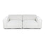 Macedon 2 Pcs | Oversized Fabric Sofa with Ottoman