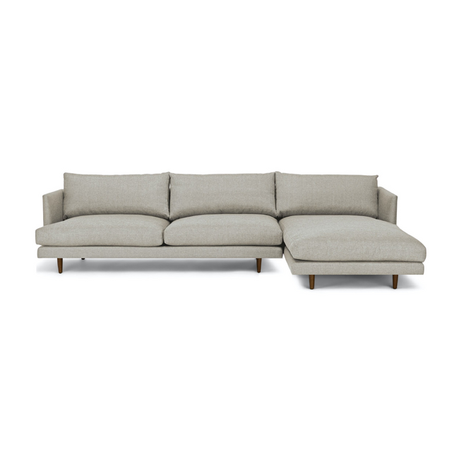 Okin | 3.5 Seater Chaise Sofa - Banana Home