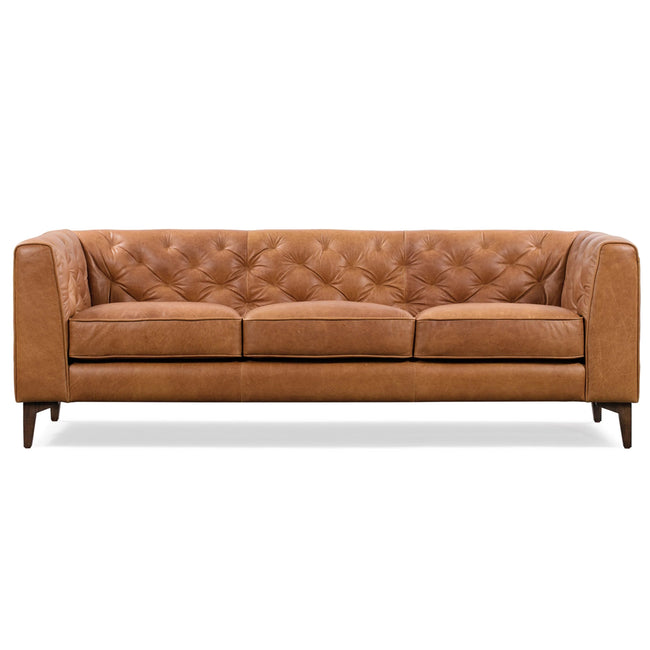 Studio | Leather 3 Seater Sofa