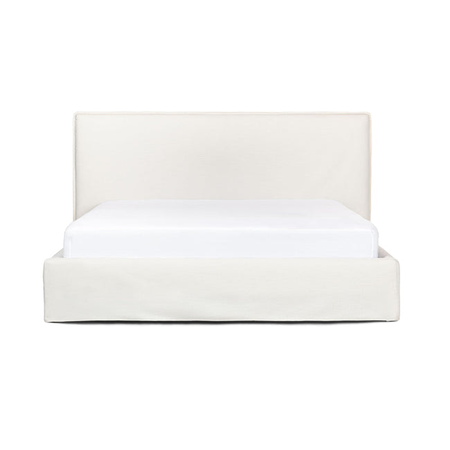 Tamarama | Super King Linen Bed Frame and Headboard