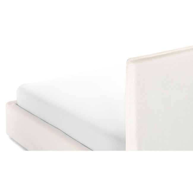 Tamarama | Super King Linen Bed Frame and Headboard