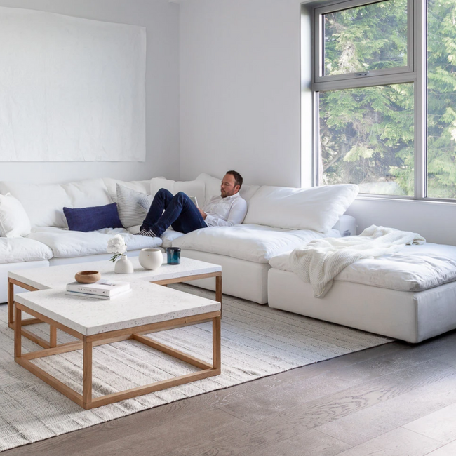 Cloud Classic Modular Customizable Corner Sofa Feather Down