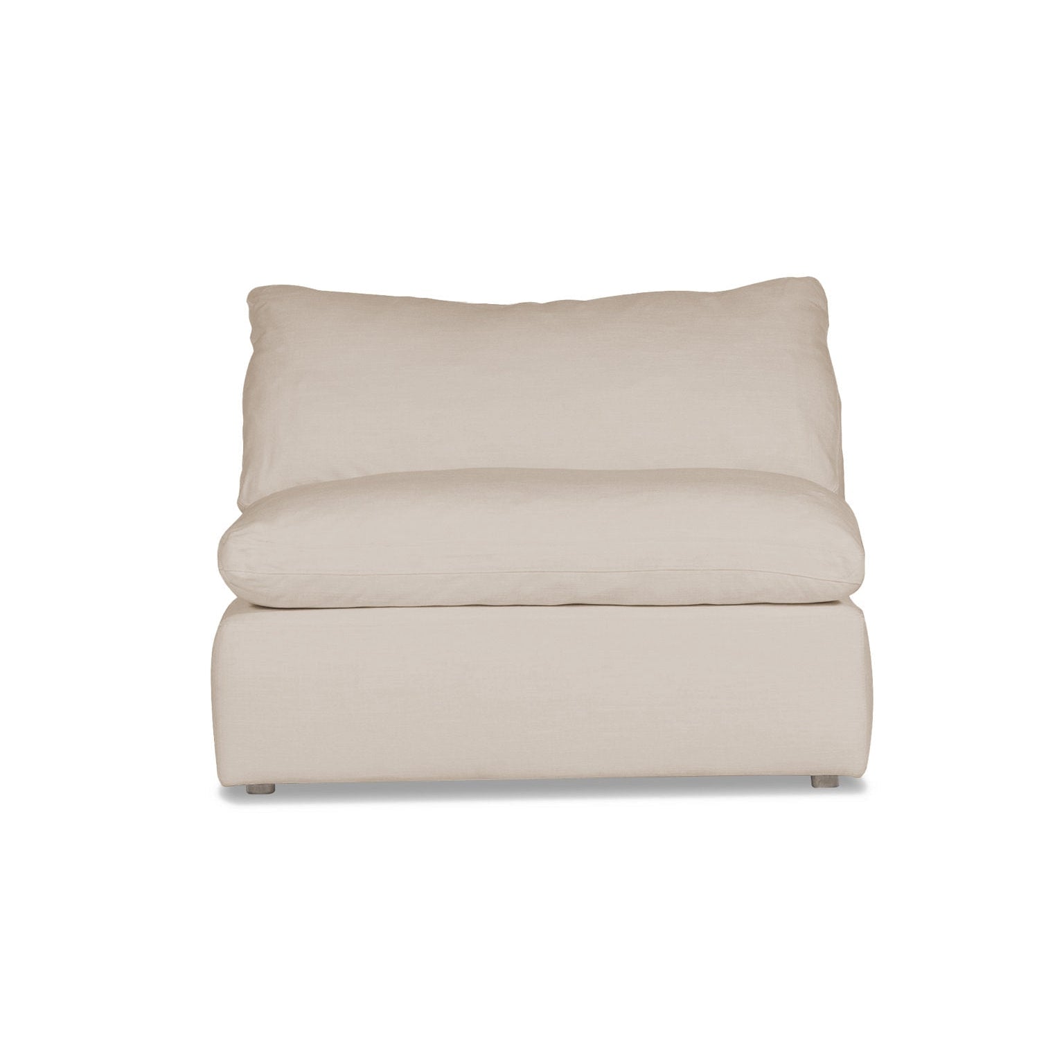 Cloud Armless Chair | Feather Down