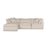 Cloud Classic | 4-Piece Modular Sofa (Includes Ottoman)/Chaise