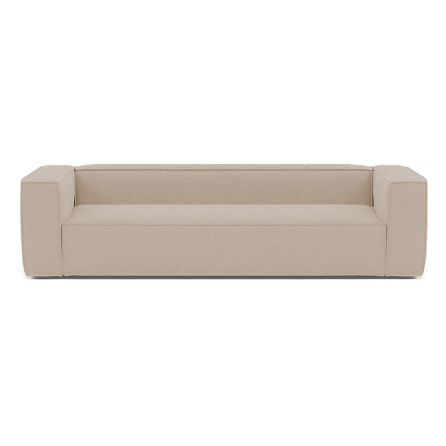 Baree | Fabric 3.5 Seater Boxy Sofa