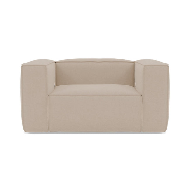 Baree | Fabric 1.5 Seater Boxy Armchair