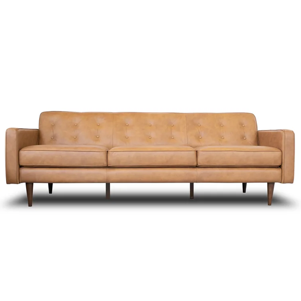 Lottie | 3 Seater Sofa Tan Leather