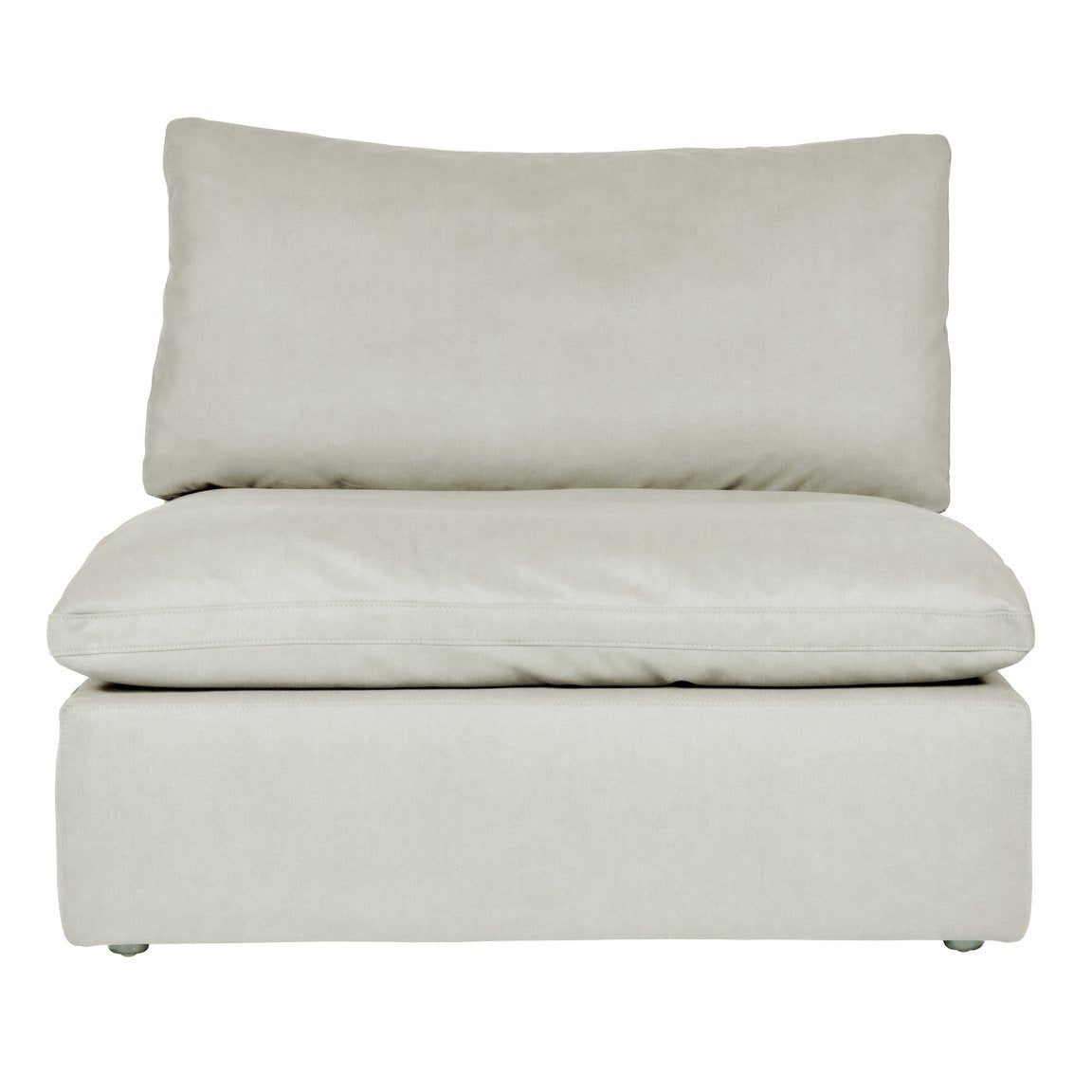 Cloud Armless Chair | Feather Down - Banana Home